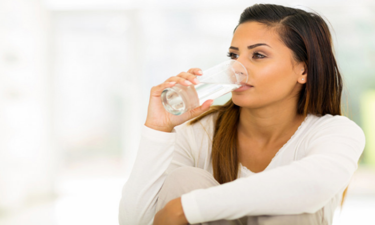 drinking water
