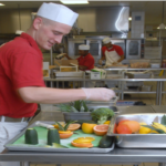 serving healthy food
